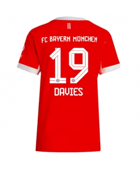 Billige Fotballdrakt Bayern Munich Alphonso Davies #19 Replika Hjemmedrakt Dame 2025-26 Kortermet Billige Fotballdrakt Bayern Munich Alphonso Davies #19 Replika Hjemmedrakt Dame 2025-26 Kortermet